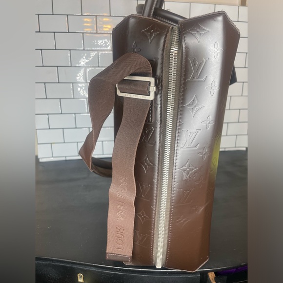 Louis Vuitton Ricky Monogram Glacé Deep Brown Carry-On - Picture 4 of 8